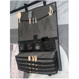 1 - Rangement peu encombrant en tissu technique pour camping-car et auvent 50x70 cm